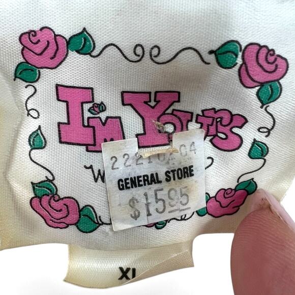 VINTAGE Dead Stock XL Handpainted by I'm Yours Halloween Witch Sweatshirt - Picture 2 of 5